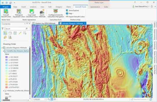 Geosoft add-in enhances integration with ArcGIS Pro (from import)