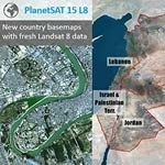 New up-to-date imagery of the Middle East with PlanetSAT 15 L8 base maps   (from import)