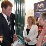 Prince Harry celebrates achievements of humanitarian mapping charity, MapAction   (from import)