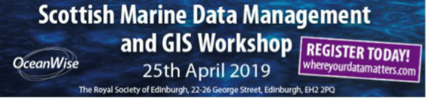OceanWise are running a Scottish Marine Data and GIS Workshop (from import)