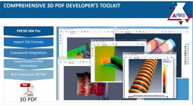 Latest PDF3D release extends document formats and adds fast-track reporting (from import)