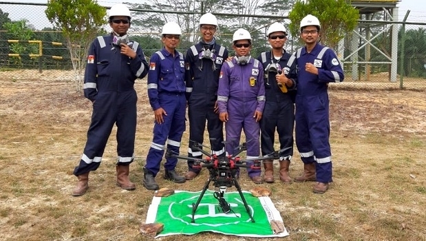 Terra Drone Indonesia Performs Flare Stack Inspections for Chevron (from import)