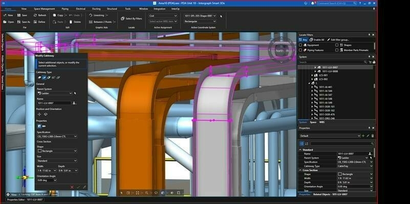 Smart 3d cable trays 800x400