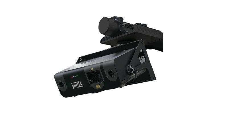 Virtek motorized mount on angle 800x400