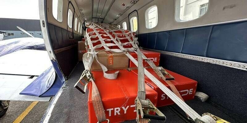 8370 STRYDE Nodes uniquely and rapidly delivered by charter plane in South America 800x400