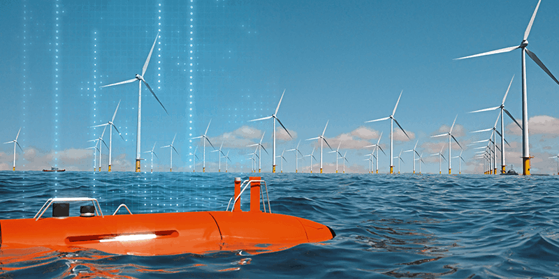 AUV wind farm amd