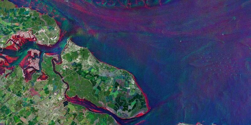 Cosmo Skymed Radar Image Of Thames River Estuary 1 1