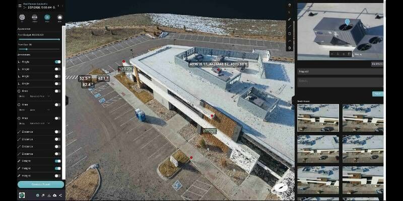 Esri UK Site Scan 3 D drone inspection and measurement tool 1