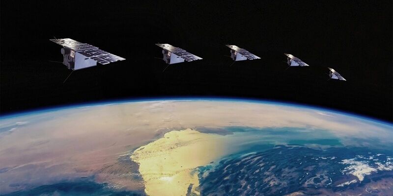 Five Satellites in Orbit 3x2 800x400