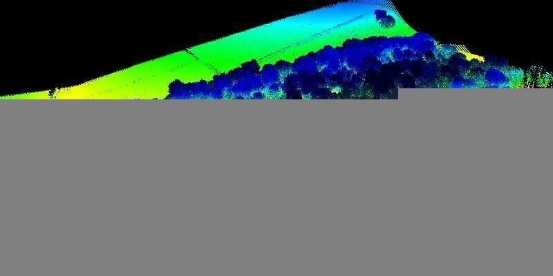 Image 5 UAV Li DAR point cloud of the forest 1