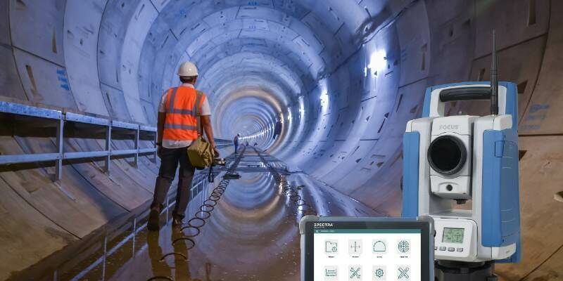 Spectra Geospatial Focus 35 and ST10 Tablet with Tcp Tunnel 1 1