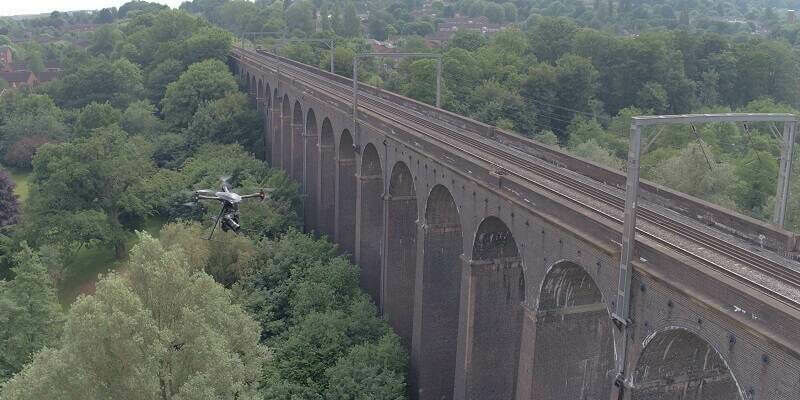 UAV Vogel rail Infrastructure viaduct 800x400