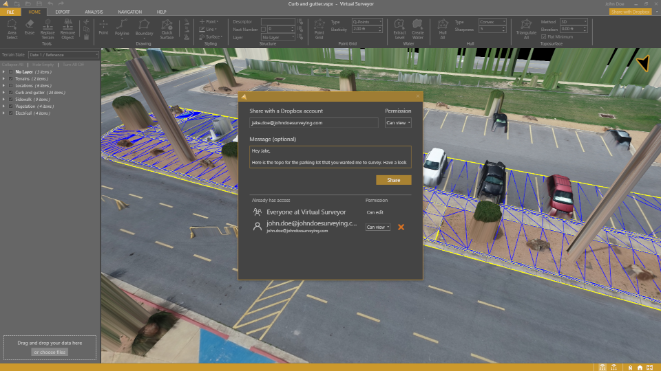 Virtual Surveyor Share Graphic