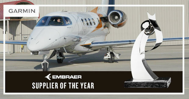 Garmin® earns best supplier award from Embraer for the tenth time (from import)