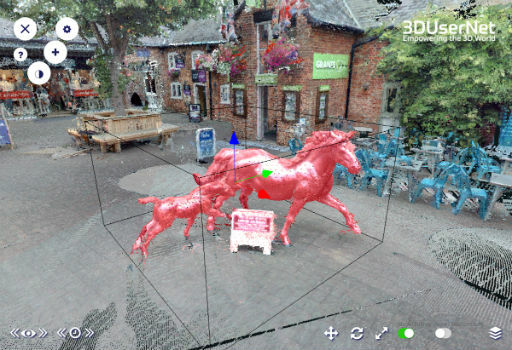 3DUserNet Adds Point Cloud Clipbox  and IFC and FBX Model Formats (from import)