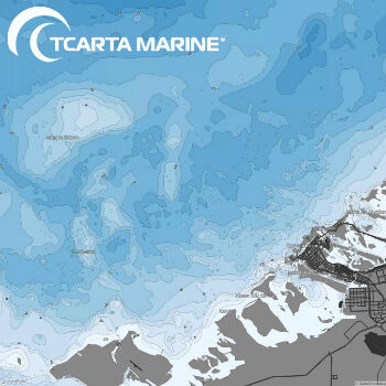 TCarta Marine provided with Spatial Data Package for Arabian Gulf (from import)