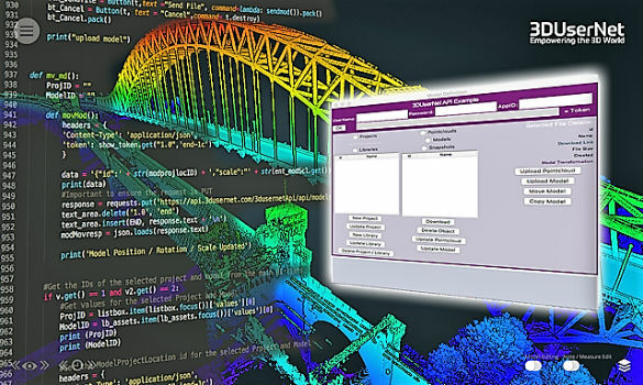 3DUserNet announced today the release of their first generation API. (from import)