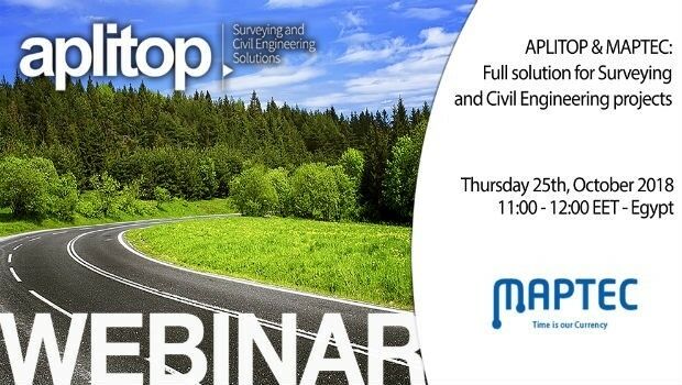 APLITOP & MAPTEC: Full solution for Surveying and Civil Engineering projects (from import)