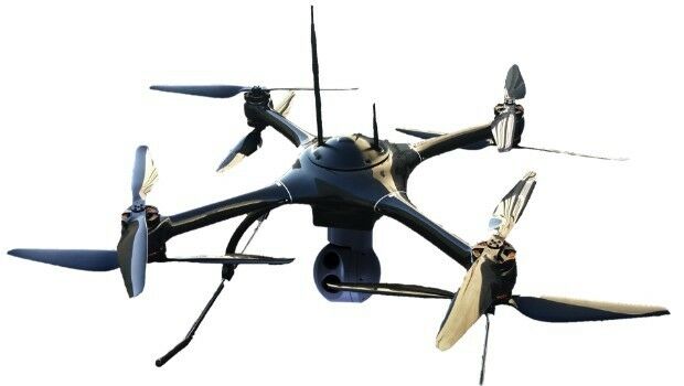 Aero Surveillance announces a new version of its Octocopter ASV 30 (from import)