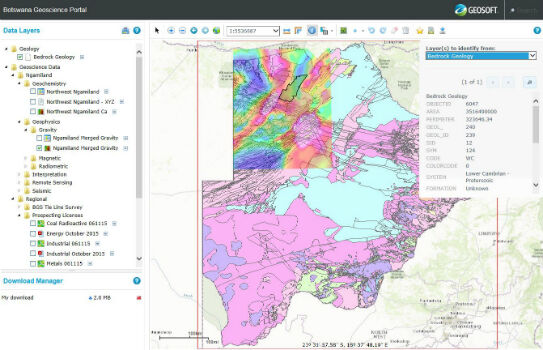 Botswana Geoscience Portal goes live (from import)