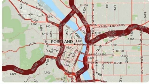 Free U.S. Traffic Count Data for Use with Maptitude Mapping Software (from import)