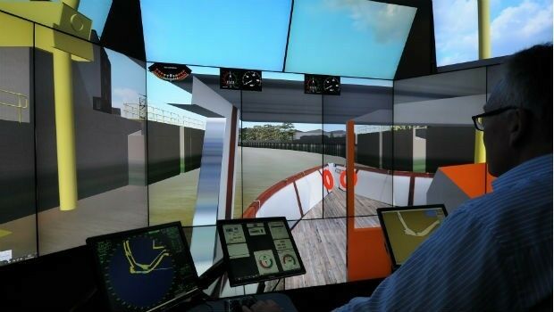 Virtual simulation for river users to navigate the Boston Barrier (from import)