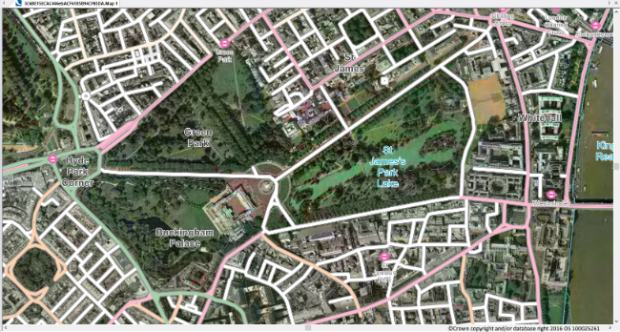 Cadcorp provides support for latest OS OpenData™ products and OS MasterMap® styling. (from import)
