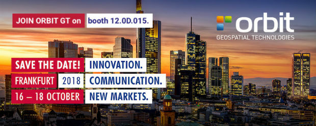 Orbit GT to exhibit and showcase new releases at INTERGEO, Frankfurt (from import)