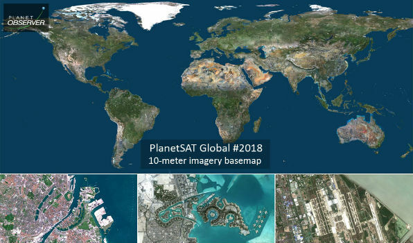 PlanetObserver Announces Release of PlanetSAT Global Imagery Basemap (from import)