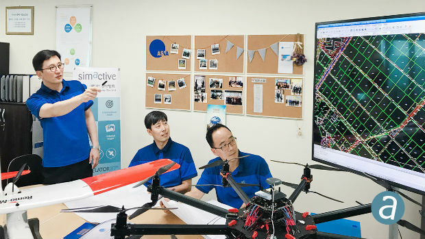 First South Korea Government Drone Project Completed with SimActive (from import)