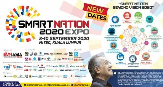 SMART NATION 2020 EXPO POSTPONED TO 8-10 SEPTEMBER 2020 (from import)