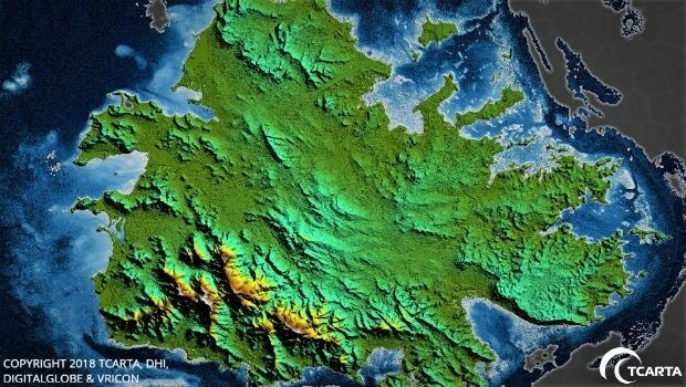 TCarta Delivers Satellite-Derived Land/Sea Floor Surface Models (from import)
