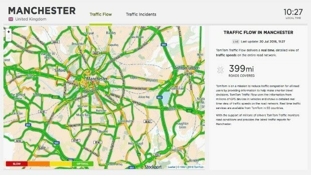 TomTom City extends to Manchester and Glasgow (from import)