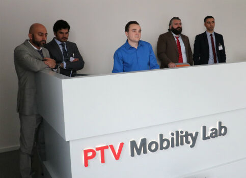 Delegation from the emirate of Ajman visit Karlsruhe (from import)