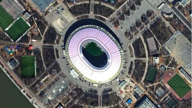 FIFA World Cup 2018 Stadiums As Seen From Space (from import)
