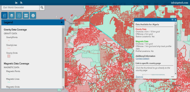 Explore the World’s Geology with Getech’s Interactive Maps (from import)