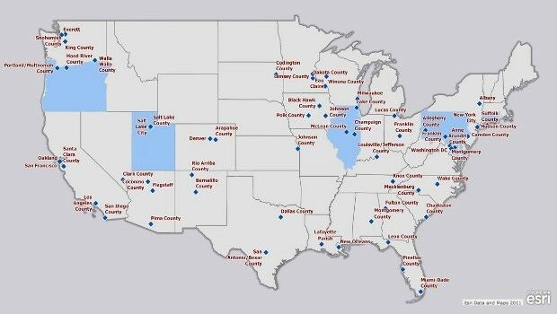 Esri Pledging $500,000 to White House Data Driven Justice Initiative (from import)