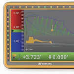 New Topcon 10-inch touchscreen display for construction machine control (from import)