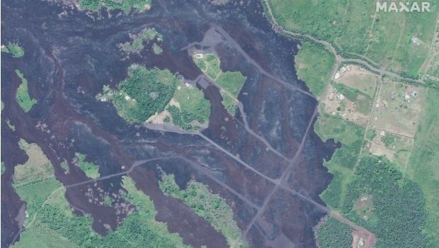 Satellite Imagery: Hawaii One Year After Kilauea Eruption (from import)