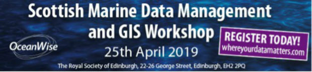 OceanWise are running a Scottish Marine Data and GIS Workshop (from import)