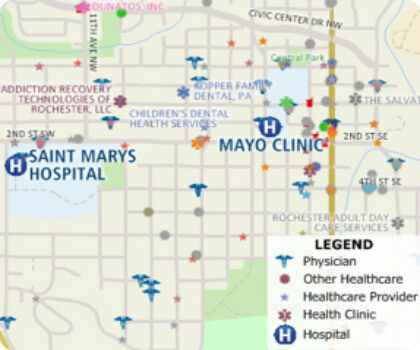 Free Healthcare Data for Use with Maptitude (from import)