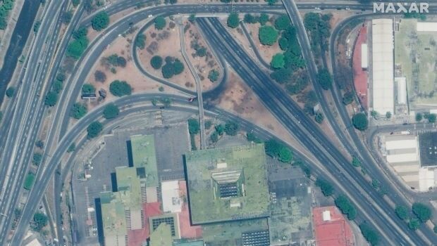 Satellite Imagery: Caracas, Venezuela Protests (from import)