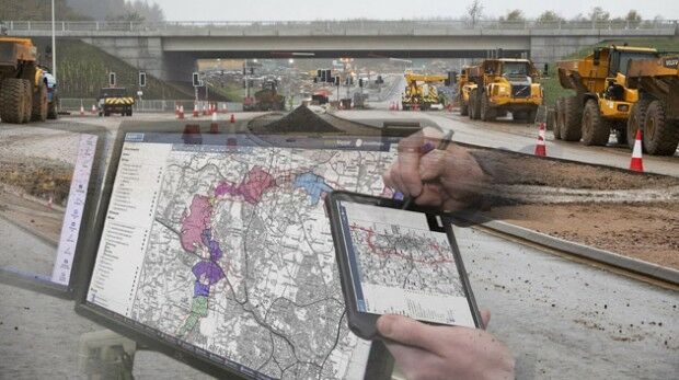 thinkWhere Online Mapper Connects Aberdeen Bypass Project (from import)