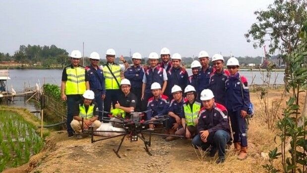 Terra Drone Indonesia demonstrates Terra Lidar (from import)