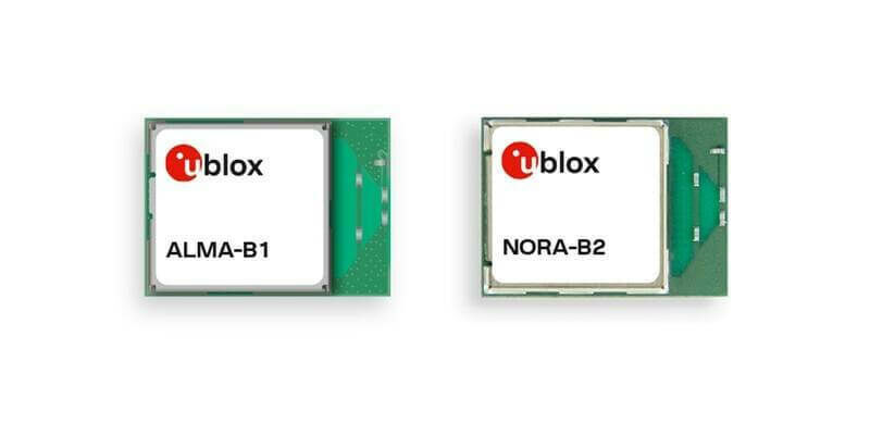 U blox ALMA B1 NORA B2 800x400