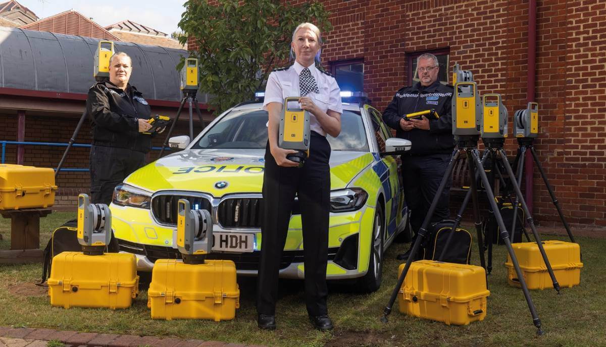 Surrey Police and Sussex Police invest in Trimble X7 Laser Scanning technology