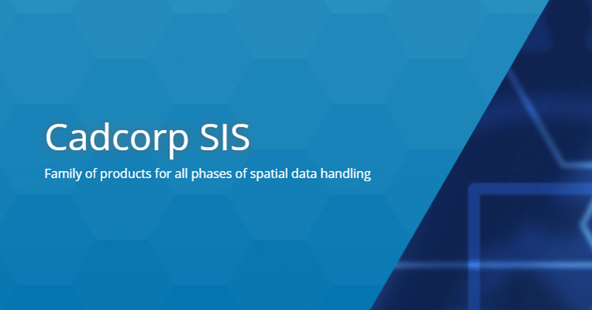 Cadcorp SIS Desktop overview | GeoConnexion